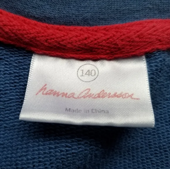 2013 vguc Hanna Andersson race car sweatshirt size 140cm size 10 - Picture 5 of 10